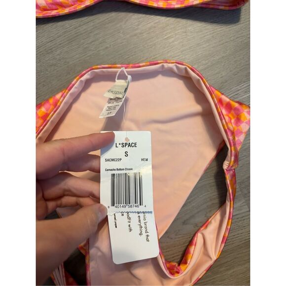 NWT L*SPACE Pamela Swim Set in Heat Waves, Size Small - Picture 2 of 3